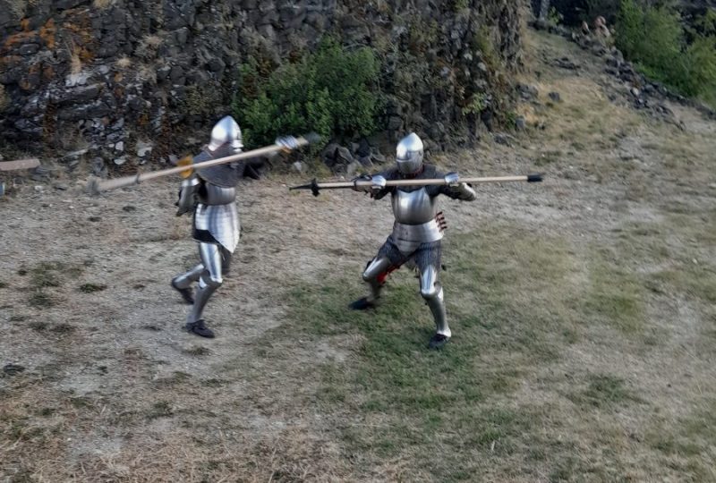 Combats médiévaux au château à Rochemaure - 4