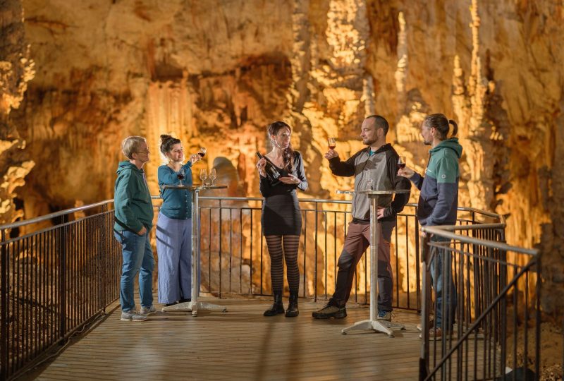 Dégustation œnologique à 50 mètres sous terre et visite de la Grotte à Orgnac-l'Aven - 0